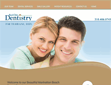 Tablet Screenshot of beachcitiesdentistry.com